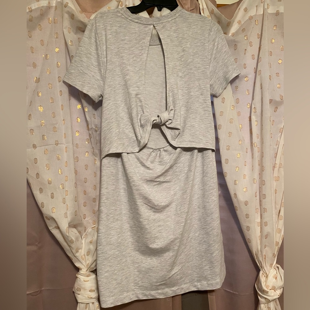 Sweaty Betty open back t-shirt dress